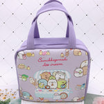 Load image into Gallery viewer, Lunch Bag Kawaii Cute Sumikko Gurashi cube violet - MyKiCi kici
