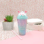 Load image into Gallery viewer, Tumbler Kawaii Ice cup rainbow - MyKiCi
