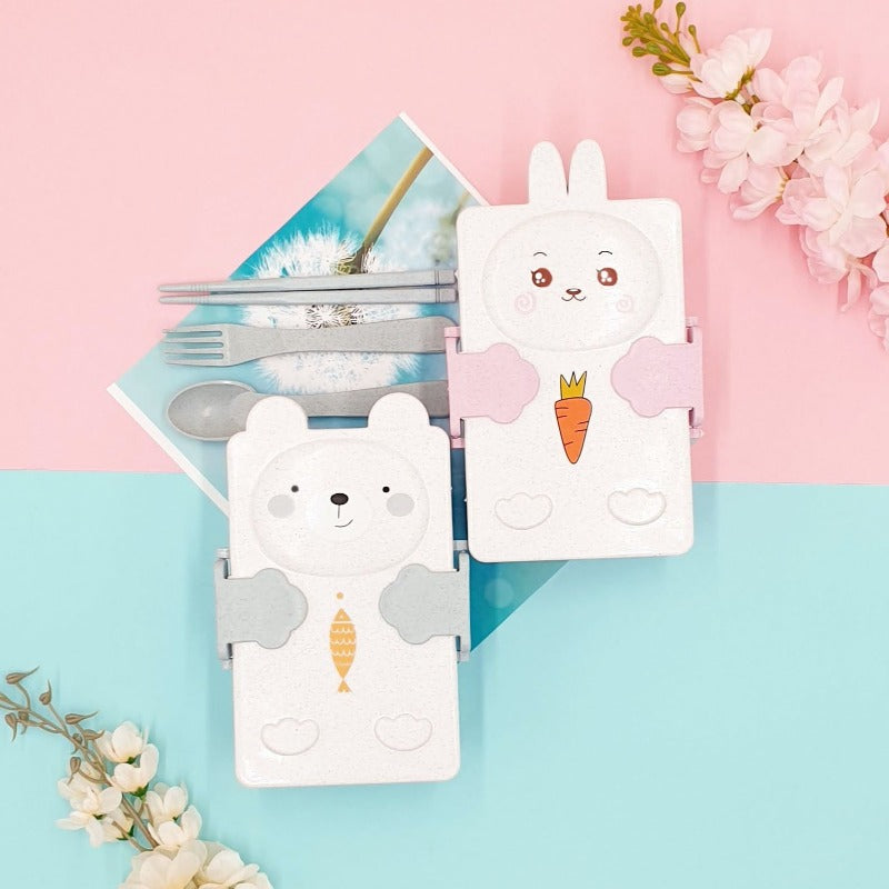 Lunch box cute bear and rabbit - MyKiCi