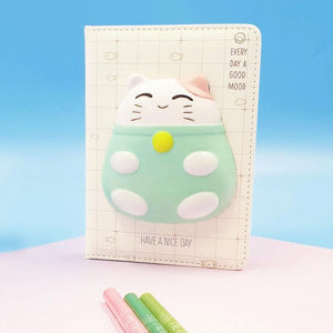 Diary with soft squishy cute cat - MyKiCi