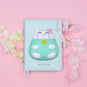 Diary with soft squishy cute cat - MyKiCi