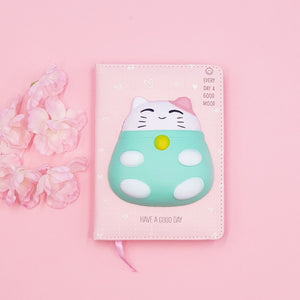 Diary with soft squishy cute cat - MyKiCi