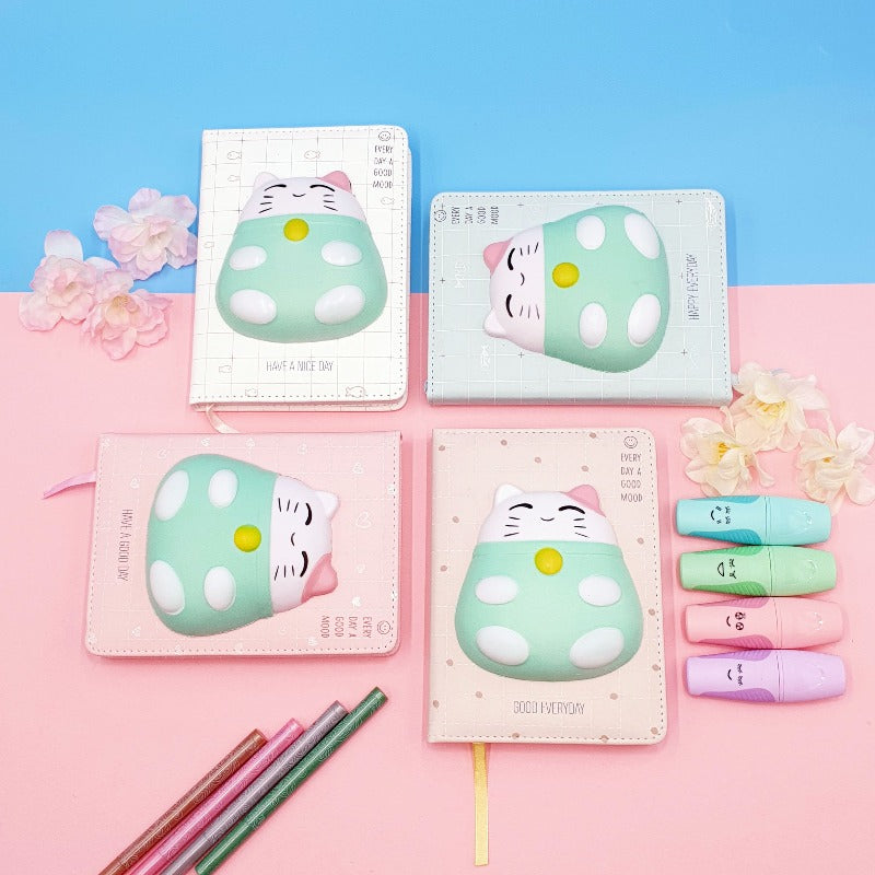 Diary with soft squishy cute cat - MyKiCi